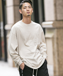 ADMIX/ATELIER SAB MEN | アメリカン コットン 裾 スピンドル ビッグサイズ Tシャツ オーバーサイズ(Tシャツ/カットソー)