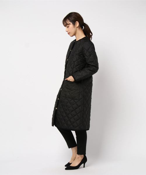 Traditional Weatherwear(トラディショナルウェザーウェア)の「【TRADITIONAL WEATHERWEAR /トラディショナル ウェザーウェア】ARKLEY LONG:コート(その他アウター・レディース・ブラック・34)」の2枚目の写真