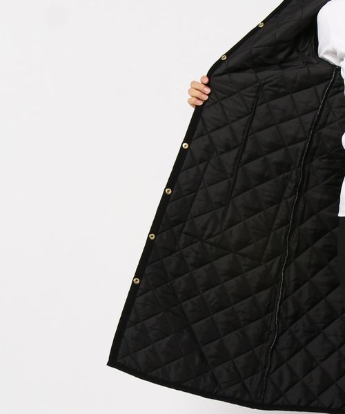 Traditional Weatherwear(トラディショナルウェザーウェア)の「【TRADITIONAL WEATHERWEAR /トラディショナル ウェザーウェア】ARKLEY LONG:コート(その他アウター・レディース・ブラック・34)」の4枚目の写真