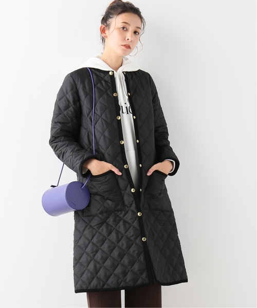 Traditional Weatherwear(トラディショナルウェザーウェア)の「【TRADITIONAL WEATHERWEAR /トラディショナル ウェザーウェア】ARKLEY LONG:コート(その他アウター・レディース・ブラック・34)」の1枚目の写真