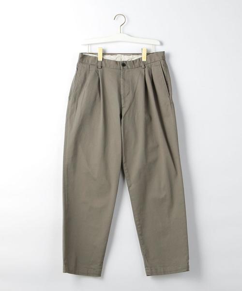 BRACTMENT（ブラクトメント）の「『BRACTMENT（ブラクトメント)』 STD402 ドリル 2P ワイドパンツ（その他パンツ・メンズ・ライトグレー/ダークブラウン・38/40/36）」の2枚目の写真