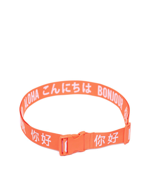 Herschel Supply（ハーシェルサプライ）の「Luggage Belt / Vermillion Orange スーツケースベルト