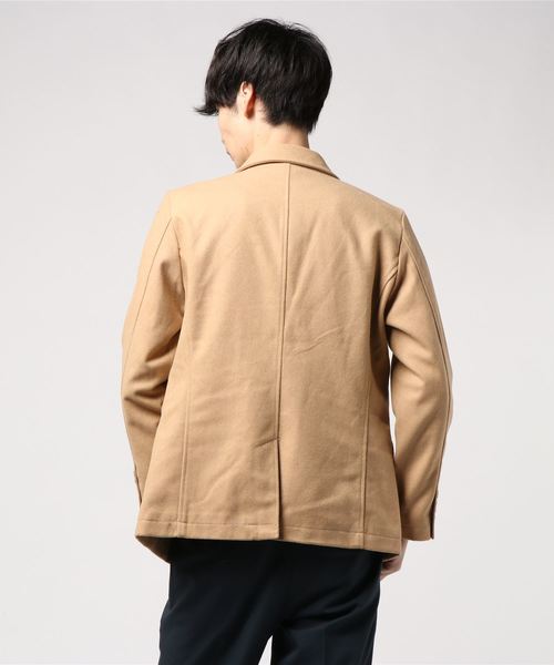 Beno（ビーノ）の「ソフトメルトン ベーシック テーラードジャケット（テーラードジャケット・メンズ・チャコールグレー/ブラック/ネイビー/ライトベージュ/グレー系その他2/グレー系その他・LL/M/L）」の21枚目の写真