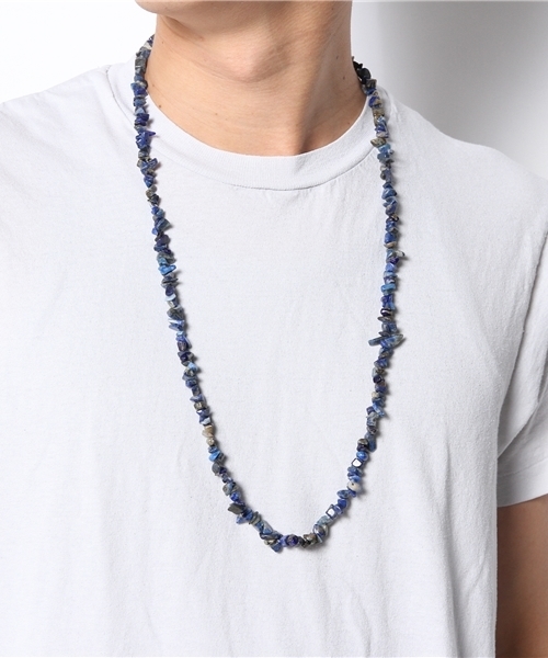 WEGO（ウィゴー）の「WEGO/ロングカラーネックレス（ネックレス・メンズ・ブルー・FREE）」の2枚目の写真
