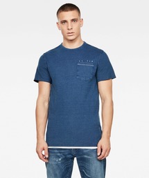 G-STAR | Indigo RAW Embro GR Pocket T-Shirt(Tシャツ/カットソー)