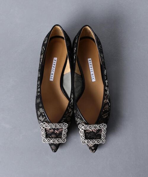 未使用 【別注】 PIPPICHIC ANNA V LACE パンプス Pippichic（ピッピシック）の「＜PIPPICHIC（ピッピシック