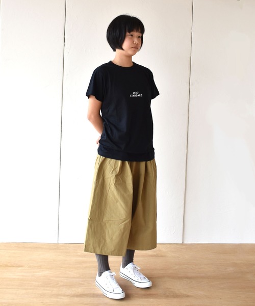 ZERO standerd（ゼロスタンダード）の「ゼロスタンダード ガウチョ　パンツ（その他パンツ・キッズ・ブラック/ベージュ/ライトベージュ/ネイビー・120cm/130cm/140cm/150cm/160cm/110cm）」の3枚目の写真