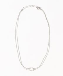 AMERICAN HOLIC | 2連チェーンネックレス(ネックレス)