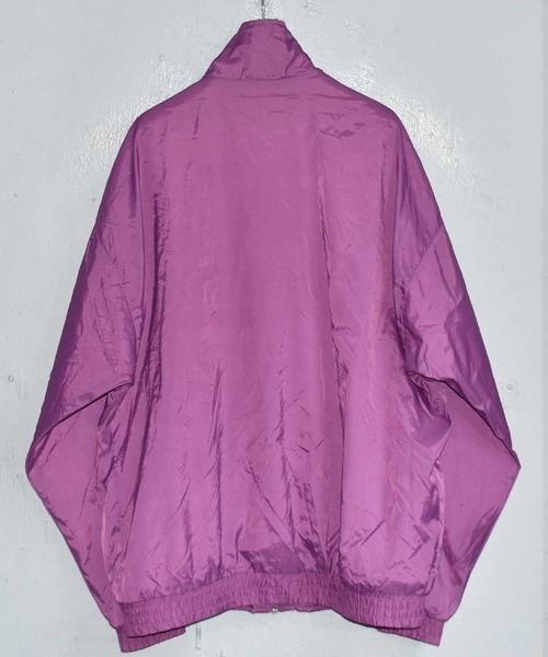 adidas(アディダス)の「【ヴィンテージ古着】80's adidas/アディダス フルジップ ナイロンジャケット(ナイロンジャケット・メンズ・パープル・LARGE)」の2枚目の写真