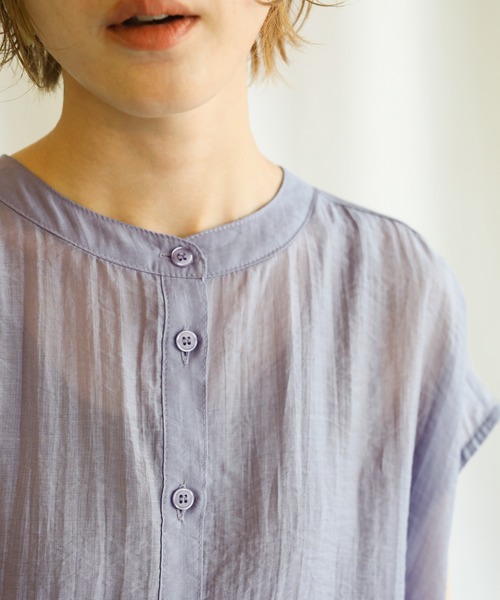 select MOCA（セレクトモカ）の「シアーバックリボンブラウス（シャツ/ブラウス・レディース・アイボリー/ミント/ラベンダー・FREE）」の8枚目の写真