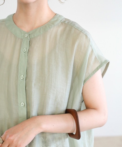 select MOCA（セレクトモカ）の「シアーバックリボンブラウス（シャツ/ブラウス・レディース・アイボリー/ミント/ラベンダー・FREE）」の16枚目の写真