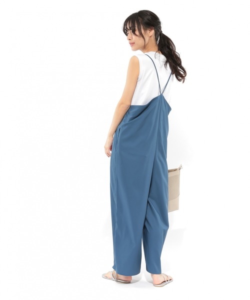 LAKOLE（ラコレ）の「エアリーキャミサロペット / LAKOLE（サロペット/オーバーオール・レディース・ブラック/ブルー/ブラウン系その他・SMALL/MEDIUM）」の10枚目の写真