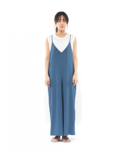 LAKOLE（ラコレ）の「エアリーキャミサロペット / LAKOLE（サロペット/オーバーオール・レディース・ブラック/ブルー/ブラウン系その他・SMALL/MEDIUM）」の14枚目の写真