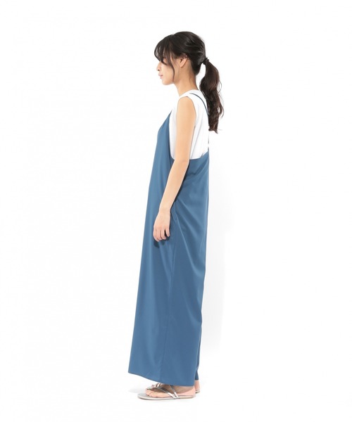 LAKOLE（ラコレ）の「エアリーキャミサロペット / LAKOLE（サロペット/オーバーオール・レディース・ブラック/ブルー/ブラウン系その他・SMALL/MEDIUM）」の15枚目の写真