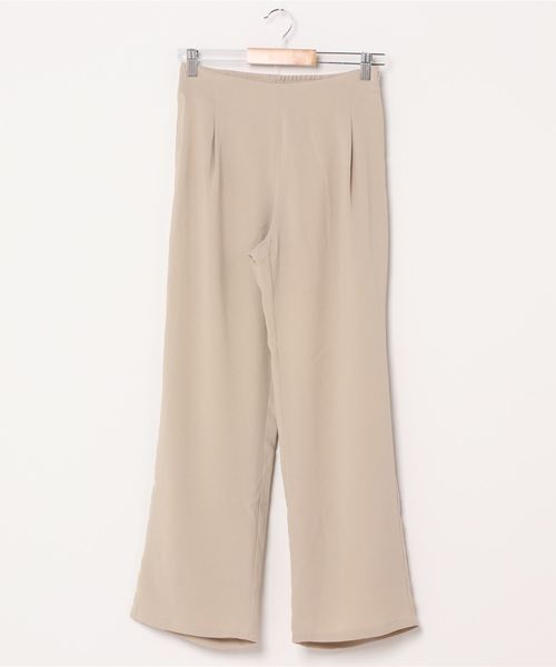 Culture Medium（カルチャーミディアム）の「ジョーゼットストレートパンツ（その他パンツ・レディース・ライトベージュ/ベージュ/ピンク/オリーブ/ライトグレー・FREE）」の3枚目の写真