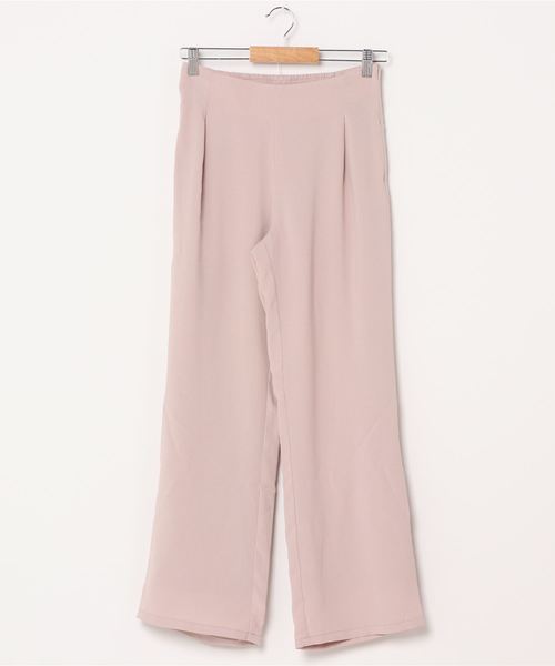 Culture Medium（カルチャーミディアム）の「ジョーゼットストレートパンツ（その他パンツ・レディース・ライトベージュ/ベージュ/ピンク/オリーブ/ライトグレー・FREE）」の5枚目の写真