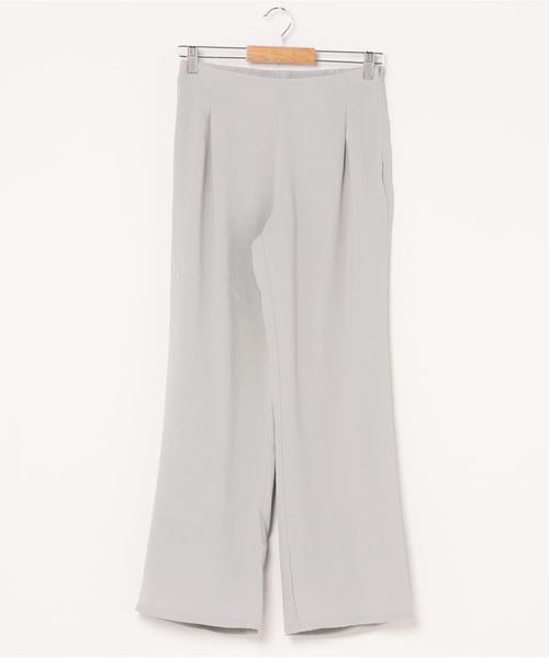 Culture Medium（カルチャーミディアム）の「ジョーゼットストレートパンツ（その他パンツ・レディース・ライトベージュ/ベージュ/ピンク/オリーブ/ライトグレー・FREE）」の2枚目の写真