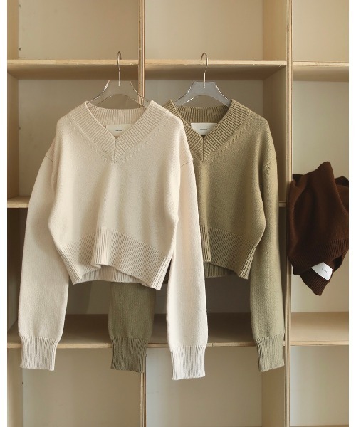 Todayful Vネックニット TODAYFUL（トゥデイフル）の「Vネックスーパーウールニット（ニット