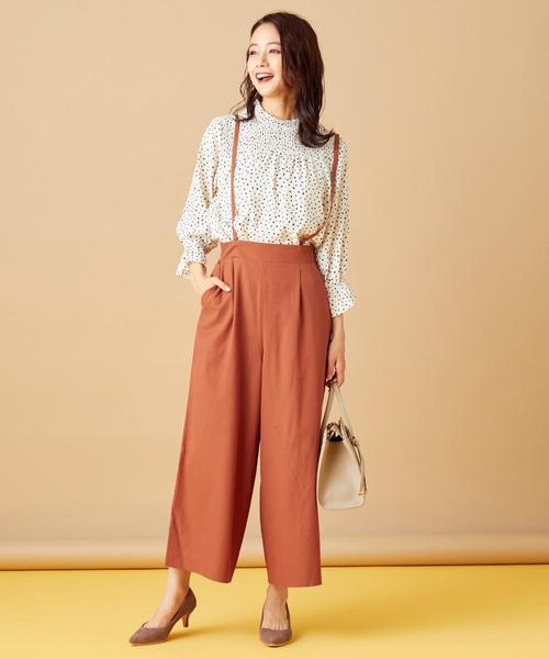 ANY SIS(エニィスィス)の「【2WAY】 スプリングサスペンダー ワイドパンツ(その他パンツ・レディース・ブラック系3/ブラウン系/オレンジ系・2/3/1)」の21枚目の写真