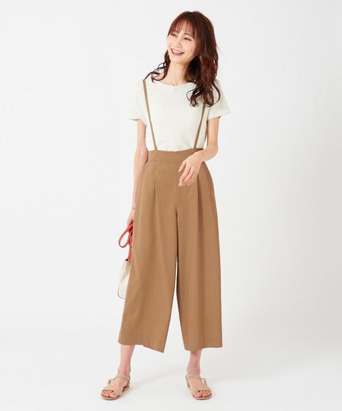 ANY SIS(エニィスィス)の「【2WAY】 スプリングサスペンダー ワイドパンツ(その他パンツ・レディース・ブラック系3/ブラウン系/オレンジ系・2/3/1)」の16枚目の写真