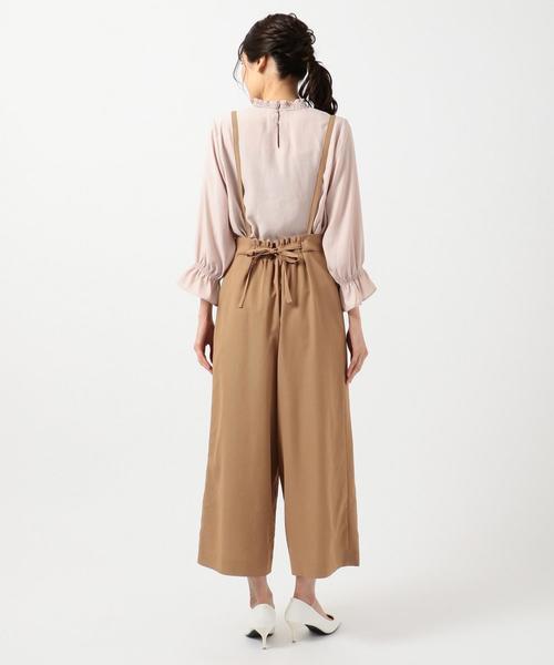 ANY SIS(エニィスィス)の「【2WAY】 スプリングサスペンダー ワイドパンツ(その他パンツ・レディース・ブラック系3/ブラウン系/オレンジ系・2/3/1)」の4枚目の写真