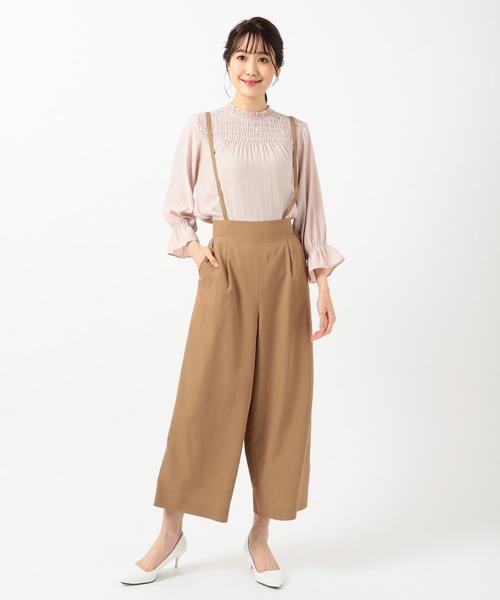 ANY SIS(エニィスィス)の「【2WAY】 スプリングサスペンダー ワイドパンツ(その他パンツ・レディース・ブラック系3/ブラウン系/オレンジ系・2/3/1)」の10枚目の写真