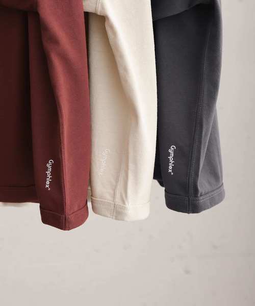 GYMPHLEX（ジムフレックス）の「GYMPHLEX　policott カットソー（Tシャツ/カットソー・レディース・アイボリー/ブラウン/ダークグレー・14）」の7枚目の写真