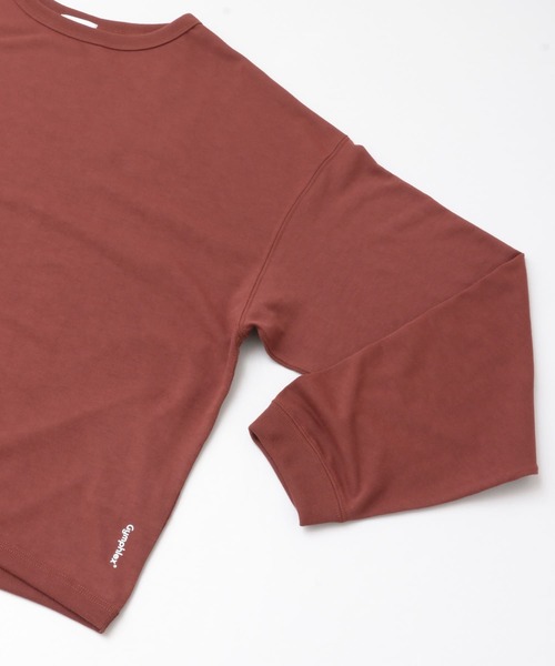 GYMPHLEX（ジムフレックス）の「GYMPHLEX　policott カットソー（Tシャツ/カットソー・レディース・アイボリー/ブラウン/ダークグレー・14）」の13枚目の写真