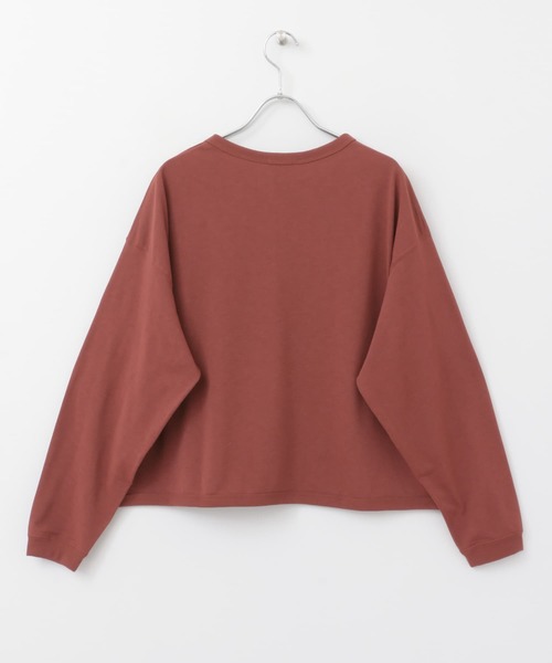 GYMPHLEX（ジムフレックス）の「GYMPHLEX　policott カットソー（Tシャツ/カットソー・レディース・アイボリー/ブラウン/ダークグレー・14）」の14枚目の写真