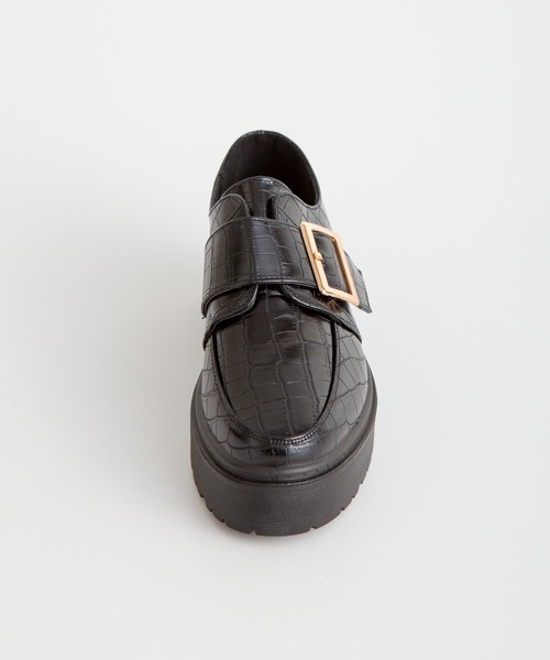 SpRay（スプレイ）の「バックル付厚底ローファー（ドレスシューズ・レディース・ブラック/ブラック系その他/ブラウン系その他/ブラック系その他2・SMALL/MEDIUM/LARGE/X-LARGE）」の19枚目の写真