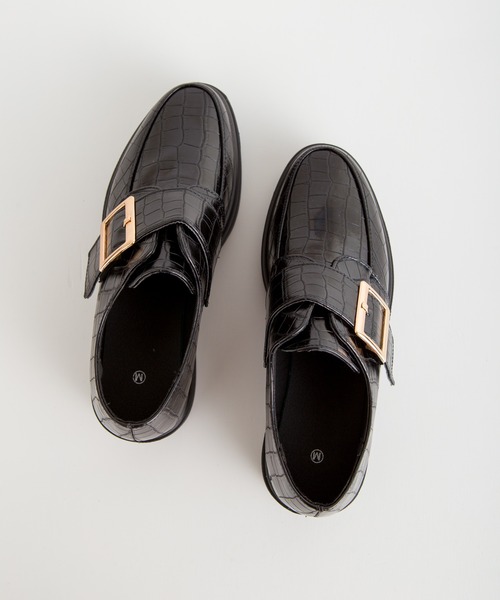 SpRay（スプレイ）の「バックル付厚底ローファー（ドレスシューズ・レディース・ブラック/ブラック系その他/ブラウン系その他/ブラック系その他2・SMALL/MEDIUM/LARGE/X-LARGE）」の13枚目の写真