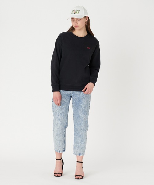 Levi's（リーバイス）の「Levi's/リーバイス STANDARD クルーネックスウェット CAVIAR（スウェット・レディース・ブラック・M/S/XS）」の15枚目の写真