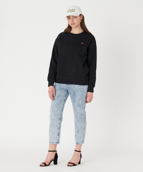 Levi's（リーバイス）の「Levi's/リーバイス STANDARD クルーネックスウェット CAVIAR（スウェット・レディース・ブラック・M/S/XS）」の17枚目の写真