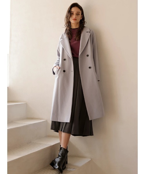 TONAL（トーナル）の「メルトンダブルコート（ダウンジャケット/コート  