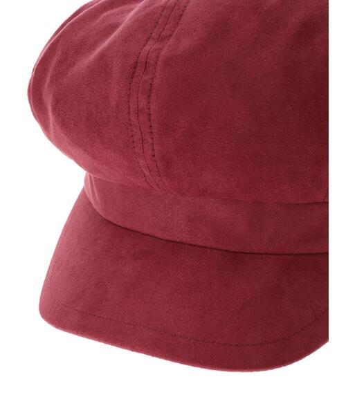 earth music&ecology（アースミュージックアンドエコロジー）の「フェイクスウェードキャスケット ＊（キャスケット・レディース・ブラック/ベージュ/ボルドー/モカ・FREE）」の15枚目の写真