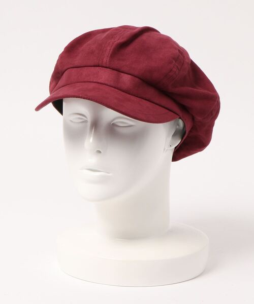 earth music&ecology（アースミュージックアンドエコロジー）の「フェイクスウェードキャスケット ＊（キャスケット・レディース・ブラック/ベージュ/ボルドー/モカ・FREE）」の7枚目の写真