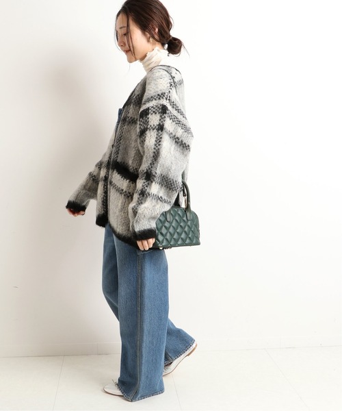 SLOBE IENA（スローブイエナ）の「モヘヤシャギーチェック柄