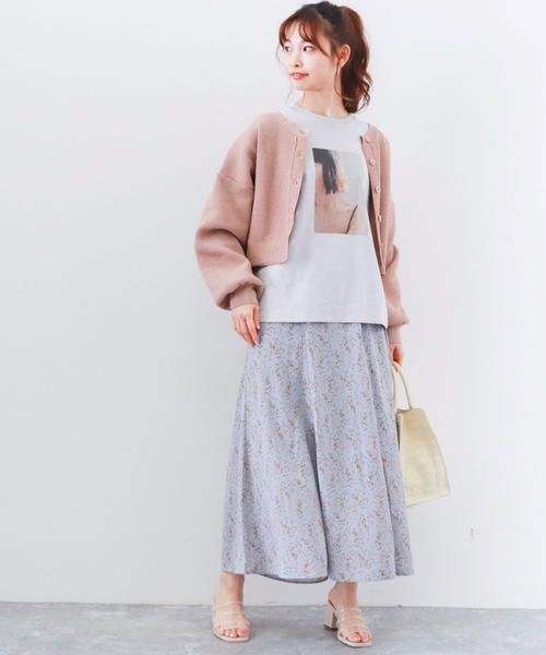 archives(アルシーヴ)の「アソートプリントロンTee(Tシャツ/カットソー・レディース・その他2/ピンク/シルバーグレー/その他1・MEDIUM)」の5枚目の写真