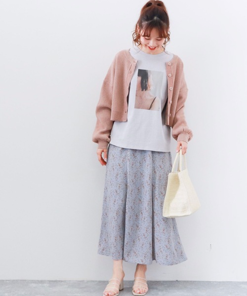 archives(アルシーヴ)の「アソートプリントロンTee(Tシャツ/カットソー・レディース・その他2/ピンク/シルバーグレー/その他1・MEDIUM)」の6枚目の写真