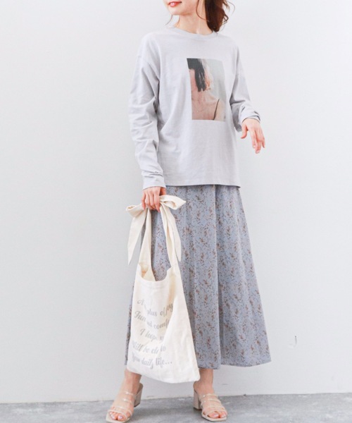 archives(アルシーヴ)の「アソートプリントロンTee(Tシャツ/カットソー・レディース・その他2/ピンク/シルバーグレー/その他1・MEDIUM)」の7枚目の写真
