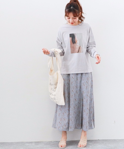 archives(アルシーヴ)の「アソートプリントロンTee(Tシャツ/カットソー・レディース・その他2/ピンク/シルバーグレー/その他1・MEDIUM)」の8枚目の写真