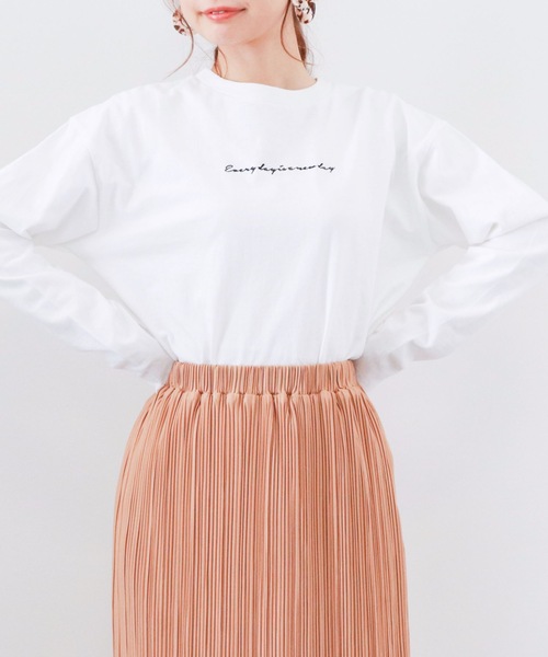 archives(アルシーヴ)の「アソートプリントロンTee(Tシャツ/カットソー・レディース・その他2/ピンク/シルバーグレー/その他1・MEDIUM)」の18枚目の写真