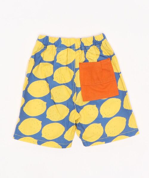DILASH(ディラッシュ)の「レモン総柄PTハーフパンツ(4.5分丈)(その他パンツ・キッズ・グレー/ブルー・120/110/130/80/90/100/140)」の3枚目の写真