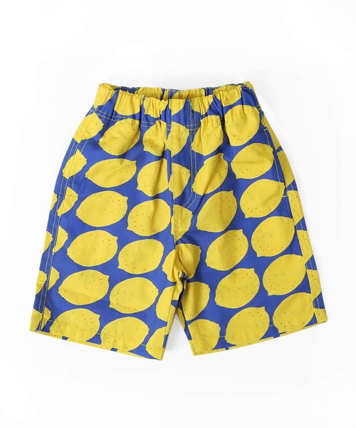 DILASH(ディラッシュ)の「レモン総柄PTハーフパンツ(4.5分丈)(その他パンツ・キッズ・グレー/ブルー・120/110/130/80/90/100/140)」の2枚目の写真