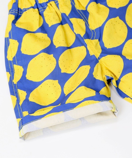 DILASH(ディラッシュ)の「レモン総柄PTハーフパンツ(4.5分丈)(その他パンツ・キッズ・グレー/ブルー・120/110/130/80/90/100/140)」の7枚目の写真