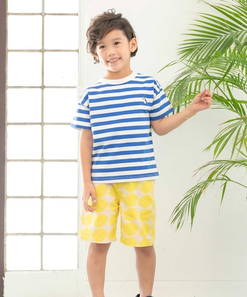 DILASH(ディラッシュ)の「レモン総柄PTハーフパンツ(4.5分丈)(その他パンツ・キッズ・グレー/ブルー・120/110/130/80/90/100/140)」の9枚目の写真