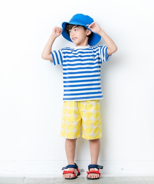 DILASH(ディラッシュ)の「レモン総柄PTハーフパンツ(4.5分丈)(その他パンツ・キッズ・グレー/ブルー・120/110/130/80/90/100/140)」の10枚目の写真