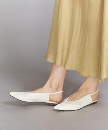 BEAUTY&YOUTH UNITED ARROWS | ＜nereana＞レザーバックストラップフラットパンプス(パンプス)