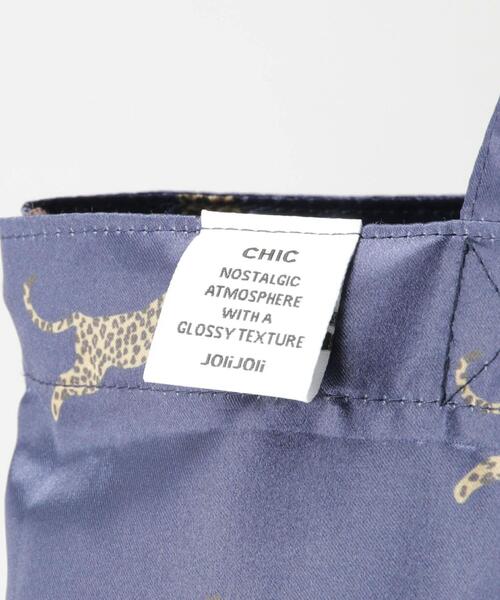 THE STATION STORE（ザ ステーション ストア）の「＜Joli Joli＞●アニマル トートバッグ（トートバッグ・レディース・ベージュ/ネイビー/ライム・FREE）」の8枚目の写真