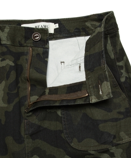Ray BEAMS(レイビームス)の「Ray BEAMS / カモフラ ストレッチ タイトスカート(スカート・レディース・オリーブ・0/1)」の2枚目の写真